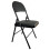 Folding Metal Chair Functional With Soft Padded Black Seat Home Dining 1
