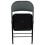 Folding Metal Chair Functional With Soft Padded Black Seat Home Dining 3