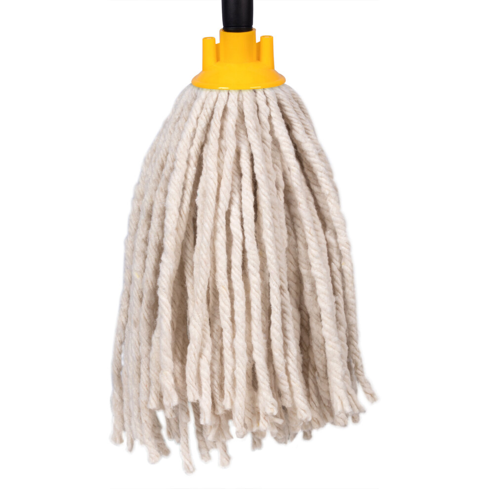 (Yellow, 1x) Cotton Floor Mop Head Replacement Cleaning