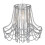 Litecraft Light Shade Beaded Easy Fit Ceiling Lampshade - Smoke Tint 1