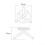 Litecraft Cross 3 Way Bathroom Flush Ceiling Light in Satin Brass 5