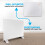 Dellonda (1500W, White) Baridi, Glass Panel Heater, Wi-Fi Enabled Control 5