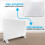 Dellonda (2000W, White) Baridi, Glass Panel Heater, Wi-Fi Enabled Control 6