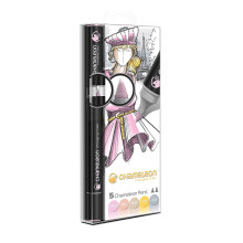 5 Marker Pen Set Chameleon Light Pastel Tones Coloured Art Supplies