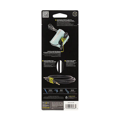 Nite Ize (Black) Nite Ize Gear Tie Cordable Twist Tie 12" (2 Pack) 2