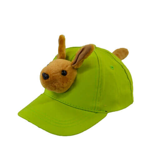 (Lime Green) Youth Size Kangaroo Cap