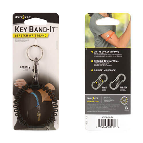 Nite Ize (Smoke) Nite Ize Key Band-It Stretch Wristband 2