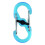 Nite Ize (Blue) Nite Ize S-Biner MicroLock Polycarbonate (2 Pack) 1