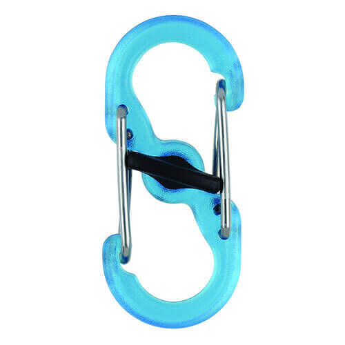 Nite Ize (Blue) Nite Ize S-Biner MicroLock Polycarbonate (2 Pack)