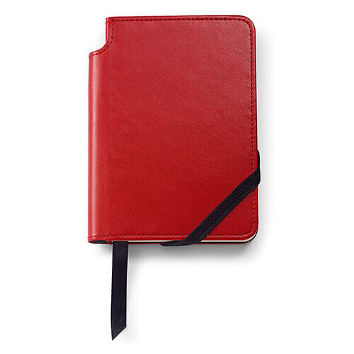 Cross (A6, Red) Cross Lined Journal