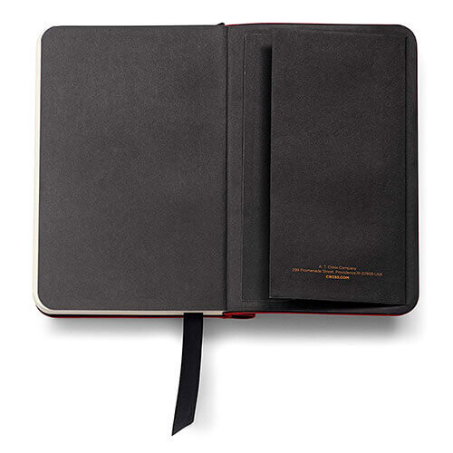 Cross (A6, Red) Cross Lined Journal 1