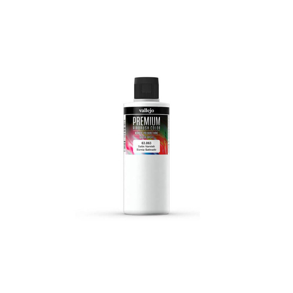 (Satin Varnish) Vallejo Paints Premium Colour 200mL