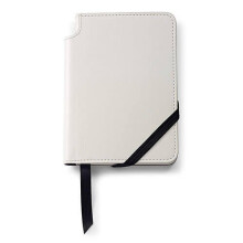 (A6, White) Cross Lined Journal