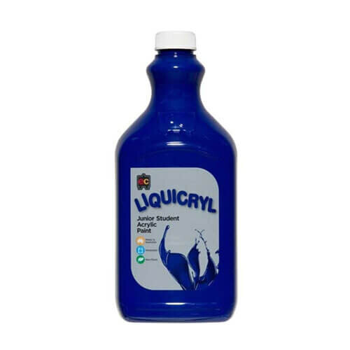 (Warm Blue) EC Liquicryl Junior Student Acrylic Paint 2L