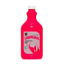 (Fluoro Pink) EC Liquicryl Junior Student Acrylic Paint 2L