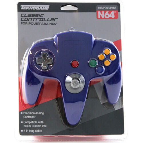Nintendo (Blue) Controller Compatible with Nintendo 64