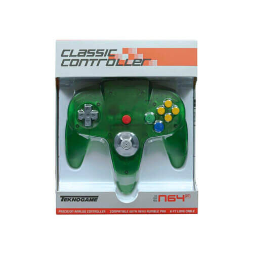 Nintendo (Green) Controller Compatible with Nintendo 64