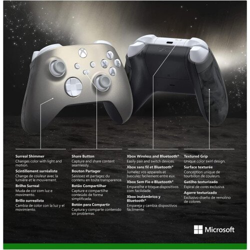Refurbished Xbox Xbox Series X & S Wireless Controller - Lunar Shift Special Edition 1