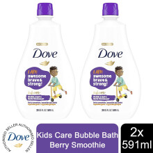 Dove Kids Care Berry Smoothie Bubble Bath Foaming Wash 2x591ml (68458567)