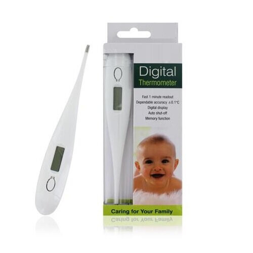 Digital LCD Thermometer Medical Oral Under Arm Baby Adult