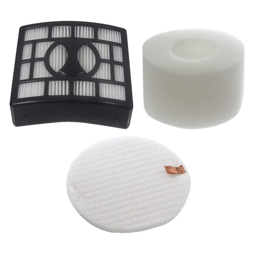 Spares2go Hepa Filter Kit For Shark Nv800 Nv800uk Nv801 Nv801uk Duoclean Lift-Away Nv803