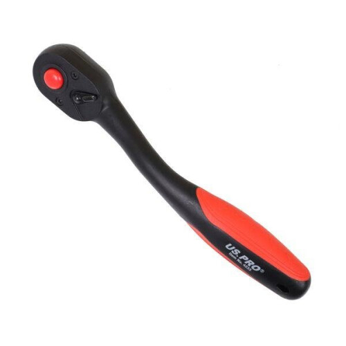 us pro US PRO Tools 1/2" Drive Composite Ratchet Lightweight Curved Handle 72 Teeth 4233 1