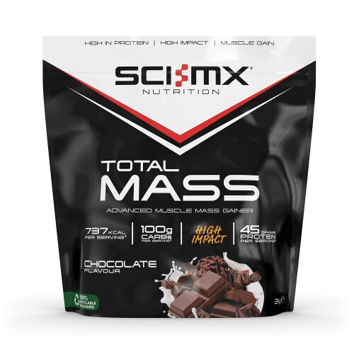 (Chocolate) Sci-Mx Nutrition Total Mass 2Kg Weight Gainer