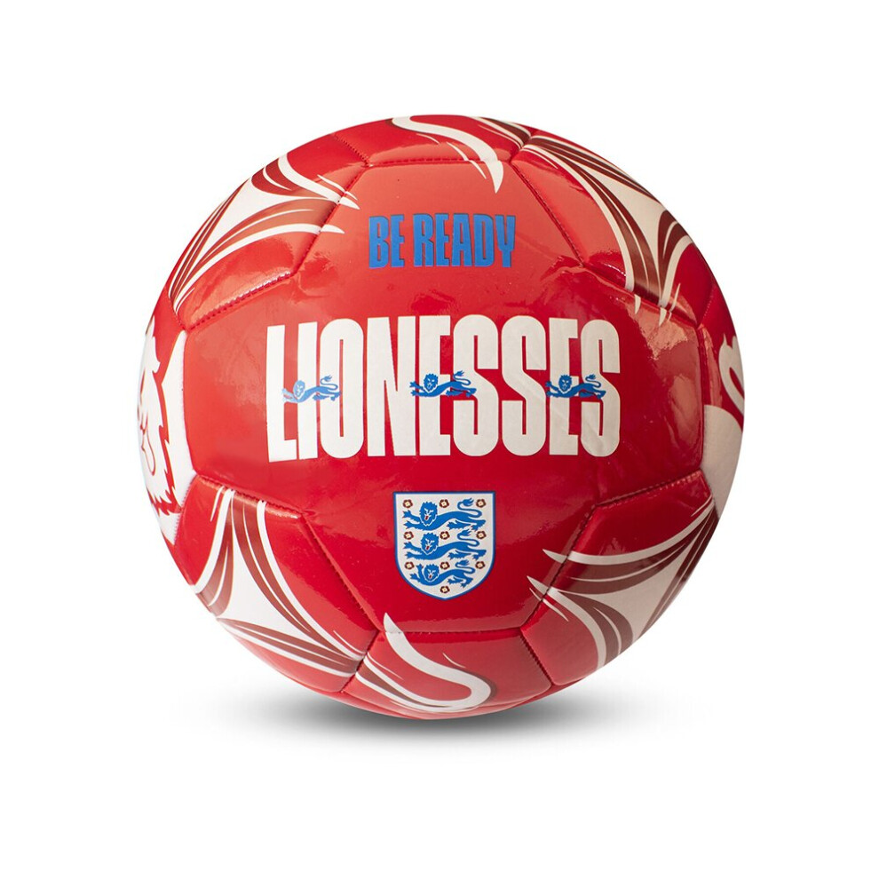 England Lionesses Cosmos Red Size 5 Football