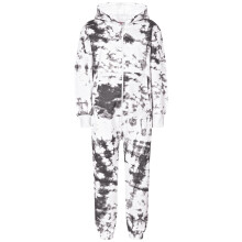 (9-10 Years, Tie Dye Black) Girls Boys Onesie Super Soft Pyjamas Jumpsuit