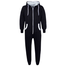 (5-6 Years, Black New Style) Girls Boys Onesie Super Soft Pyjamas Jumpsuit