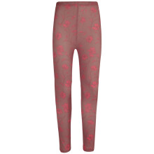 (7-8 Years, Salmon Pink) Girls Salmon Pink Floral Soft Stretchy Legging