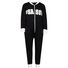 (13 Years, White) Kids Girls Cotton Onesie Leopard Print Pyjamas
