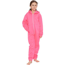 (11-12 Years, Neon Pink) Girls Boys Onesie Super Soft Pyjamas Jumpsuit