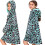 Girls Oversized Hoodie Mint Leopard Snuggle 5