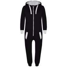 (7-8 Years, Black) Girls Boys Onesie Pyjamas Sleepsuit Costume