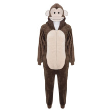 (3-4 Years, Monkey) Kids Unisex Animal Onesie Pyjamas Sleepsuit