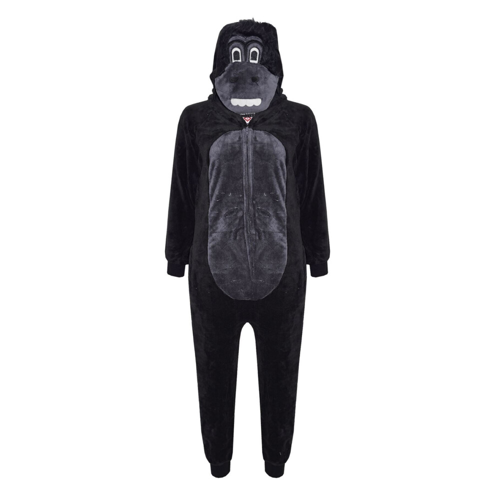 (2-3 Years, Gorilla) Kids Unisex Animal Onesie Pyjamas Sleepsuit