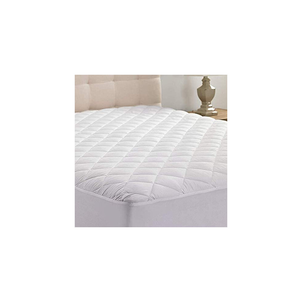 ZZZMRH Extra Deep Quilted Mattress Cover Double 30 cm(12") Fitted Sheet Hypoallergenic Breathable Mattress Portector Double Size Mattress Cover