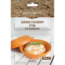 Browin Food Grade Dried Sourdough Culture & Yeast Starter for Rye, Spelt & Wheat - Hand or Bread Machine Baking (Rye Sourdough)