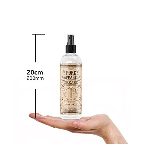 Pure Apparel Crease Release SprayWrinkle Remover, Odour Eliminator and