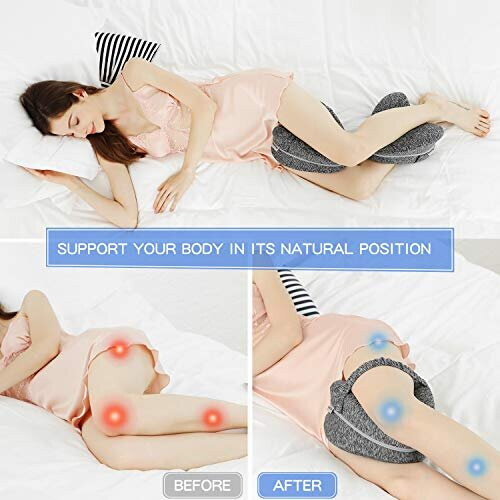 BEAUTRIP Leg Pillow Ergonomic Side Sleeping Pillows Memory