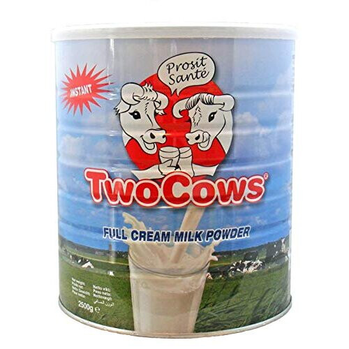 Two Cows Instant Full Cream Milk Powder, 2.5 kg