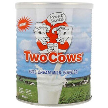 Two Cows Instant Full Cream Milk Powder (Tin) - 400g