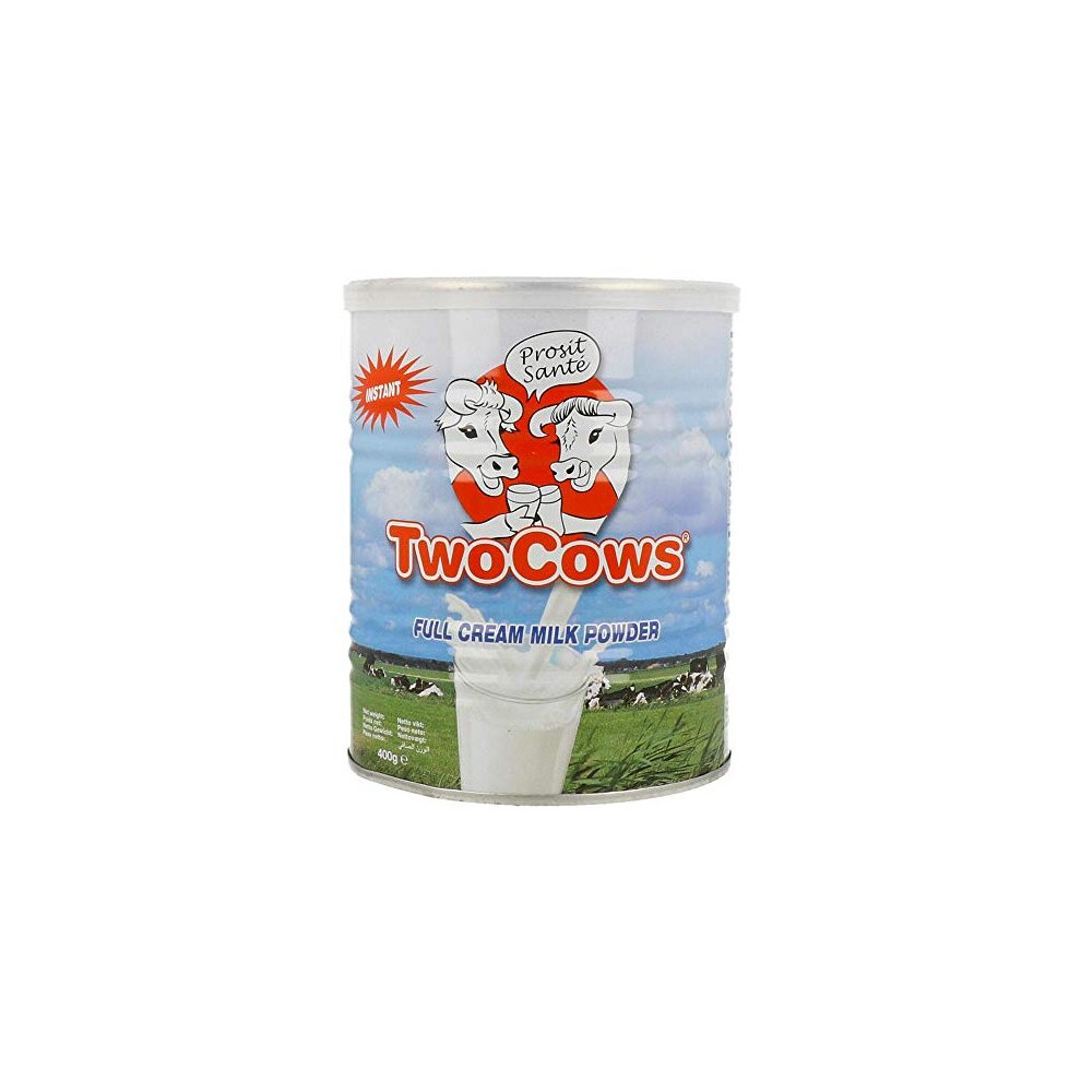 Two Cows Instant Full Cream Milk Powder (Tin) - 400g