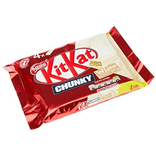 KitKat KitKat Chunky White Chocolate Bar Multipack 40g 4 Pack (Pack of 32) 1