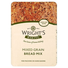 Wright's Mixed Grain Bread Mix (500g) - Pack of 6 - Bake Nutritious Multigrain Loaves at Home