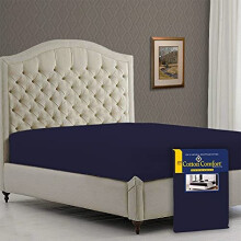 Ray Bedding Extra Deep Fitted Sheet Double 400 Thread Count 100% Egyptian Cotton Luxury Double Fitted Sheet with 35cm Extra Deep Pockets for Double