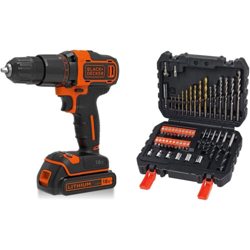 2-Gear Combi Hammer Drill Power Screwdriver Tool with Kitbox 2