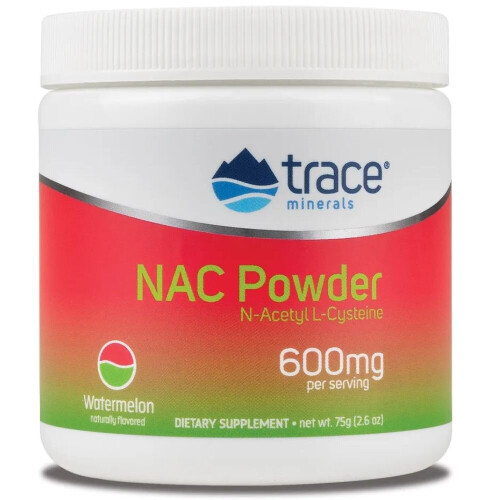 Trace Minerals Æ, Poudre de NAC, Saveur Pastèque, 2,6 oz (75 g)