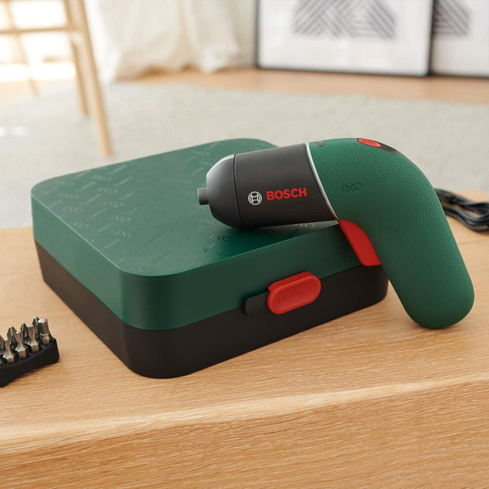 ÂBattery Powered Green Cordless Screwdriver Storage Case 739394992164